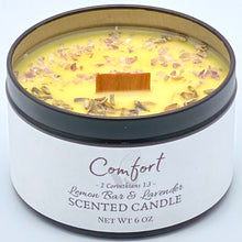 Load image into Gallery viewer, Comfort Scented Prayer Candle - top front