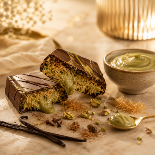 Dubai Chocolate: Pistachio Cream Scented Wax Melts