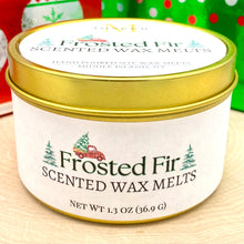 Load image into Gallery viewer, Frosted Fir Scented Wax Melts (Mini Trees)