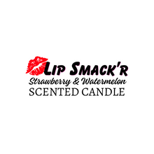 Load image into Gallery viewer, Lip Smack'r Strawberry & Watermelon Scented Candle - Logo