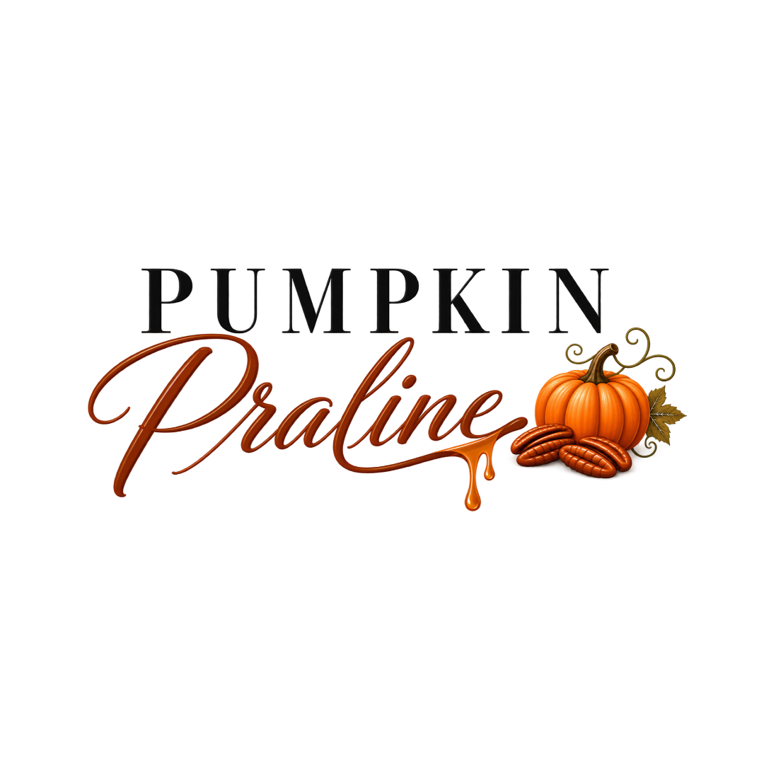 M. Joseph Creations Pumpkin Praline Scented Candle label — hand-poured soy wax candle, 6 oz, made in New York
