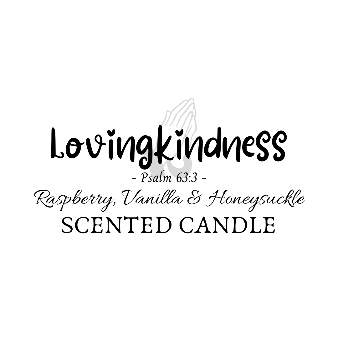 Lovingkindness Scented Prayer Candle - logo