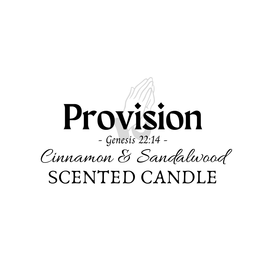 Provision Scented Prayer Candle - logo
