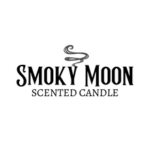 Load image into Gallery viewer, Smoky Moon Scented Candle - logo