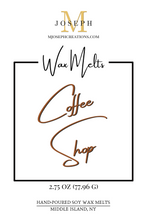 Load image into Gallery viewer, Coffee Shop Scented Wax Melts - logo