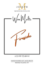 Load image into Gallery viewer, Fireside Scented Wax Melts - logo