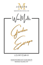 Load image into Gallery viewer, Garden Escape Scented Wax Melts - logo