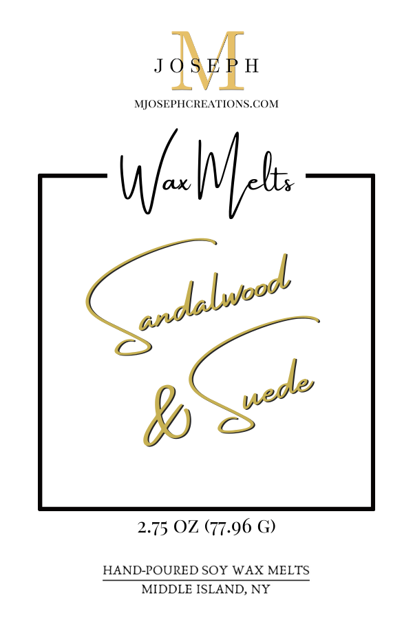 Sandalwood & Suede Scented Wax Melts - logo