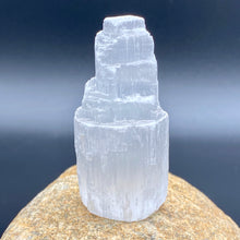 Load image into Gallery viewer, Selenite Crystal Tower - Clearing/Charging Station
