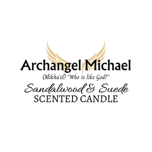 Archangel Michael Candle (6 oz. net wt.): Sandalwood & Suede