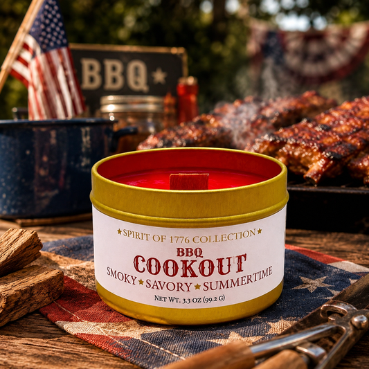 BBQ Cookout: Hickory Smoke Scented Candle
