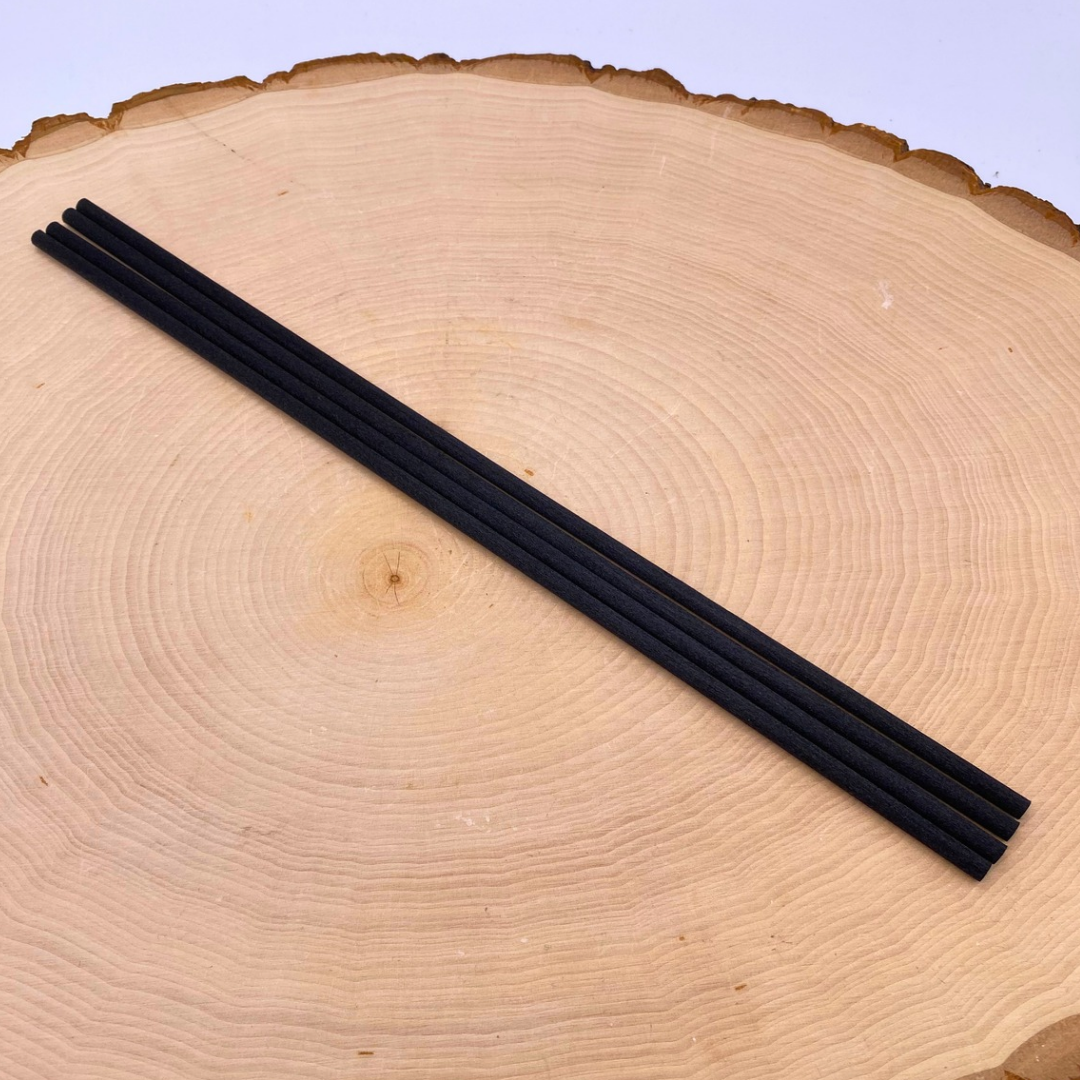 Fiber Diffuser Reeds - Black 4 Pack