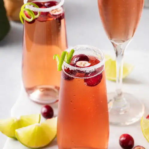 Cranberry Prosecco Scented Candle - graphic