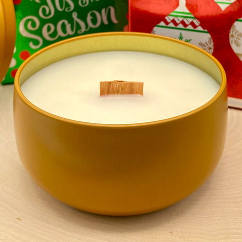 Cranberry Prosecco Scented Candle - top front