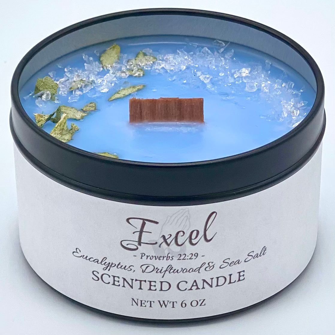 Excel Scented Prayer Candle - top front