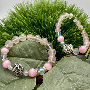 To Mom with Love from Your Daughter: Rose Quartz Bracelets