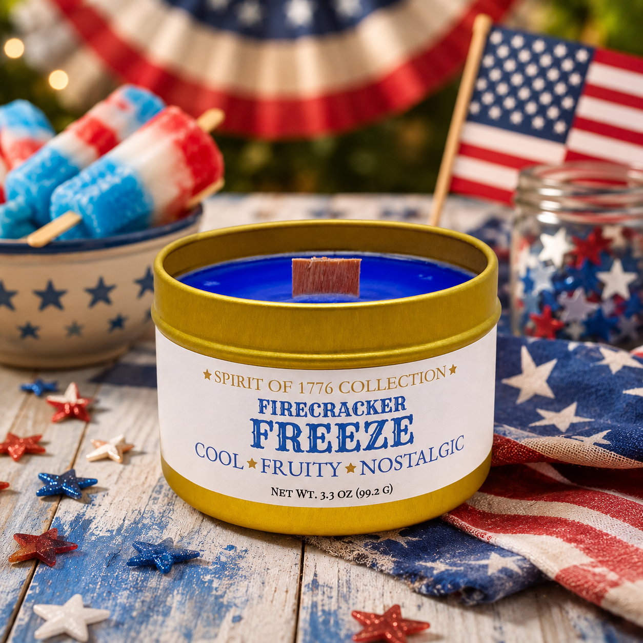 Firecracker Freeze: Ice Pop Scented Candle