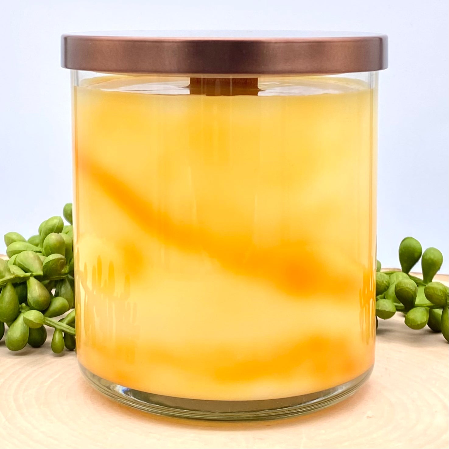 Orange Creamsicle Scented Candle - back