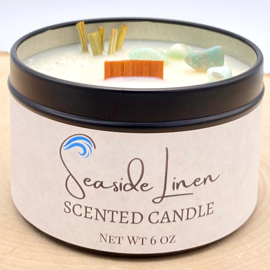 Seaside Linen Scented Candle