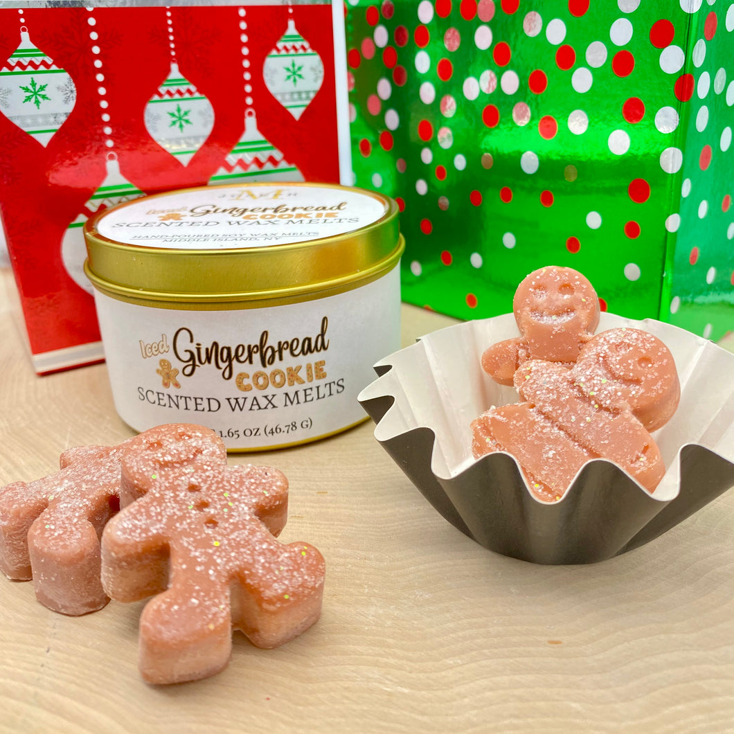 Iced Gingerbread Cookie Scented Wax Melts (Gingerbread Men)