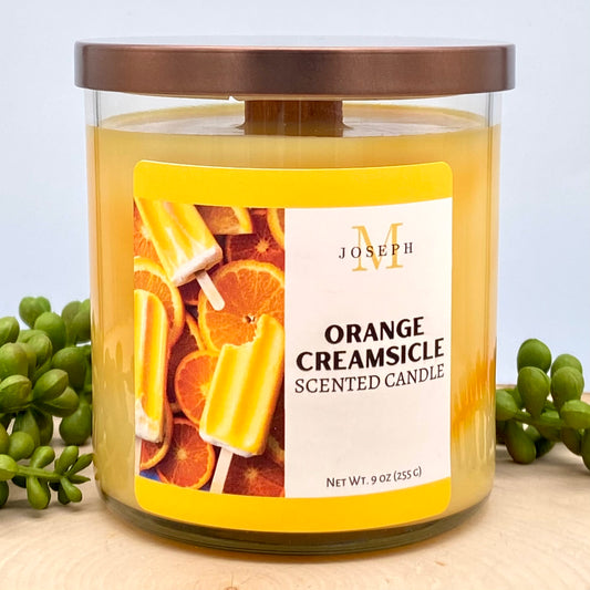Orange Creamsicle Scented Candle