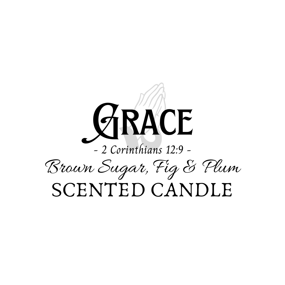 Grace Scented Prayer Candle - logo