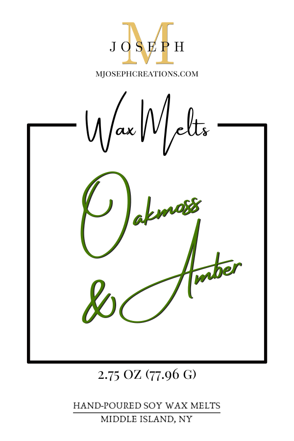 Oakmoss & Amber Scented Wax Melts