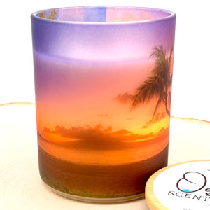 Oahu Sunset Scented Candle - without lid