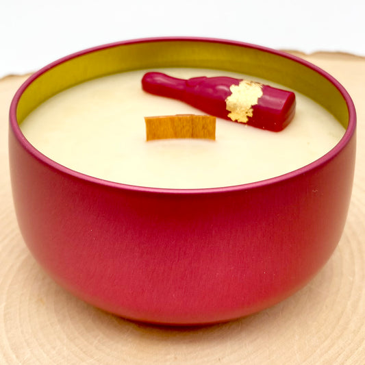 Almond Cherry Merlot Scented Candle