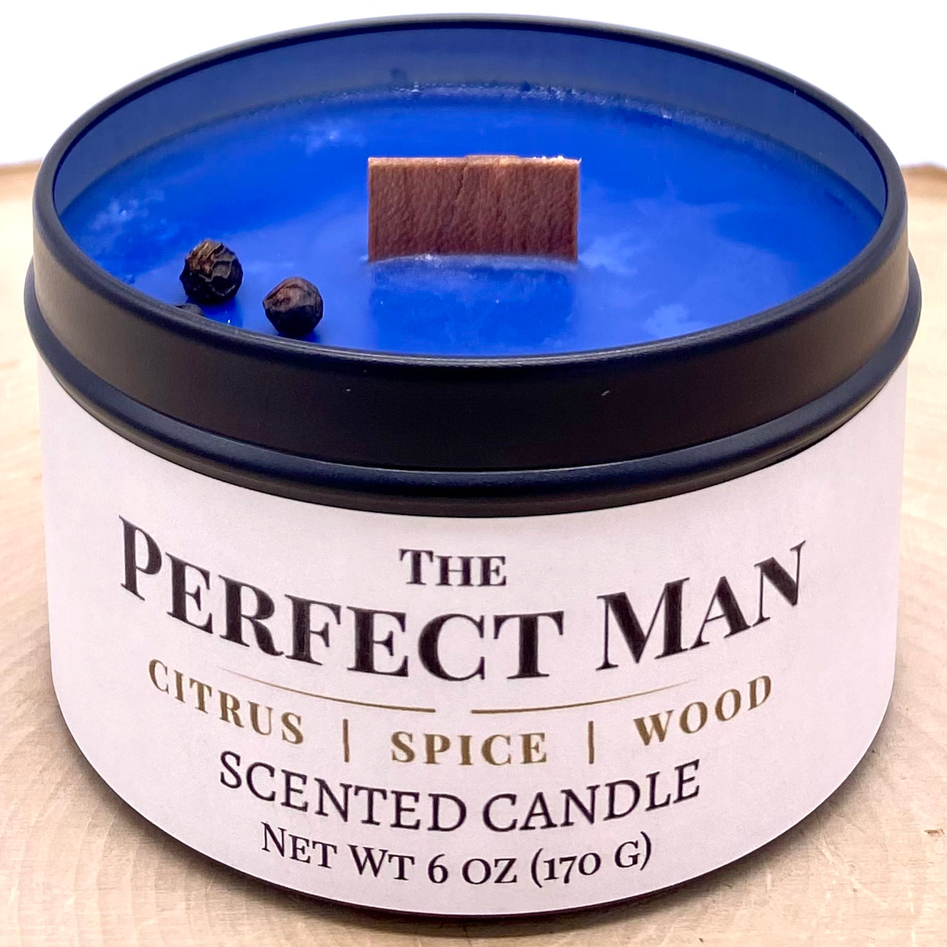 The Perfect Man: Citrus, Spice & Wood Scented Candle