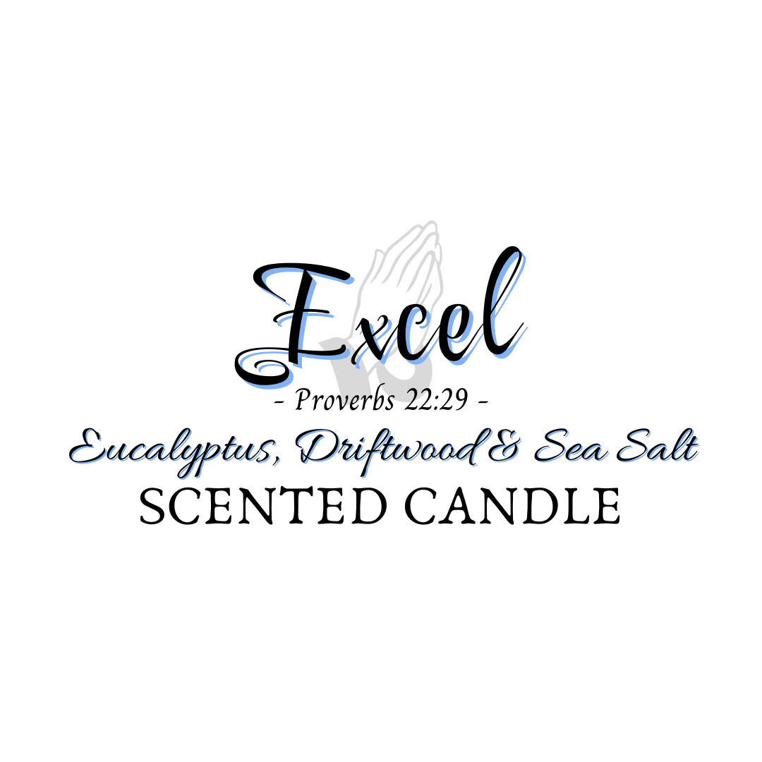 Excel Scented Prayer Candle - logo