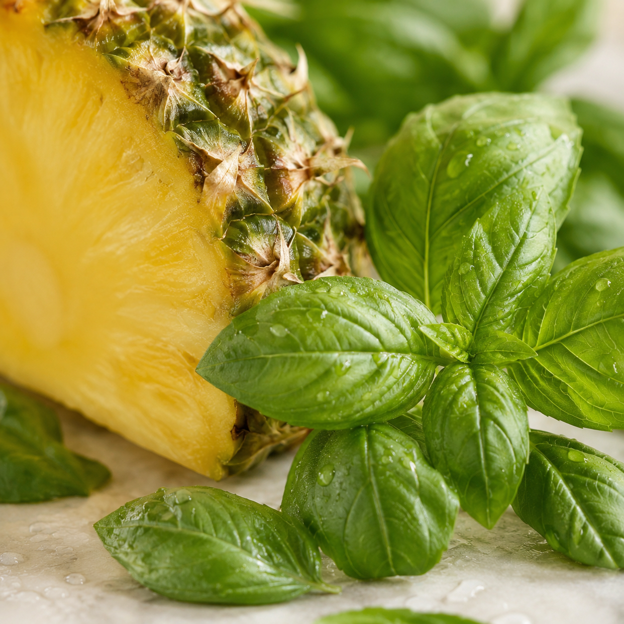 Pineapple Basil Scented Candle