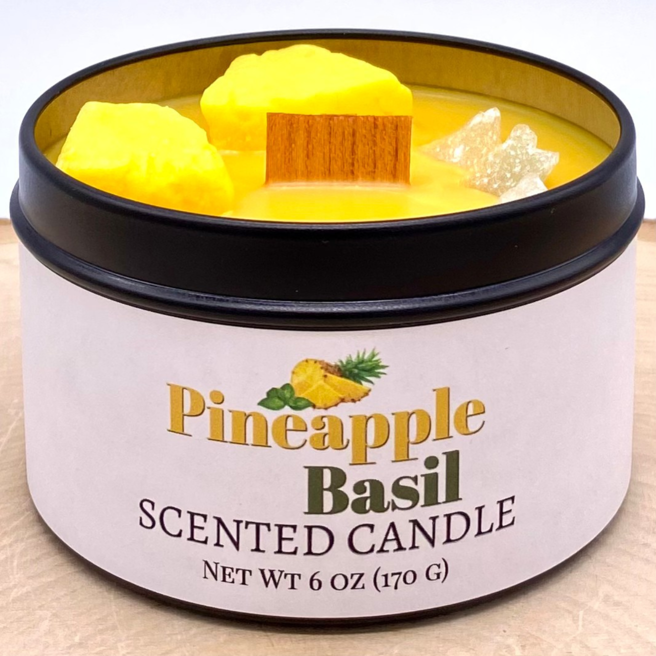 Pineapple Basil Scented Candle