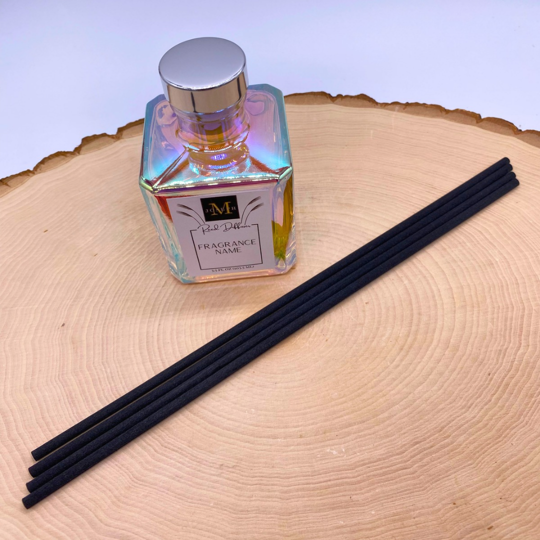 Prism Cube Reed Diffuser: Black Reeds