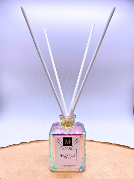 Prism Cube Reed Diffuser: White Reeds