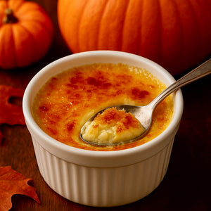 Pumpkin Crème Brûlée Scented Candle - graphic