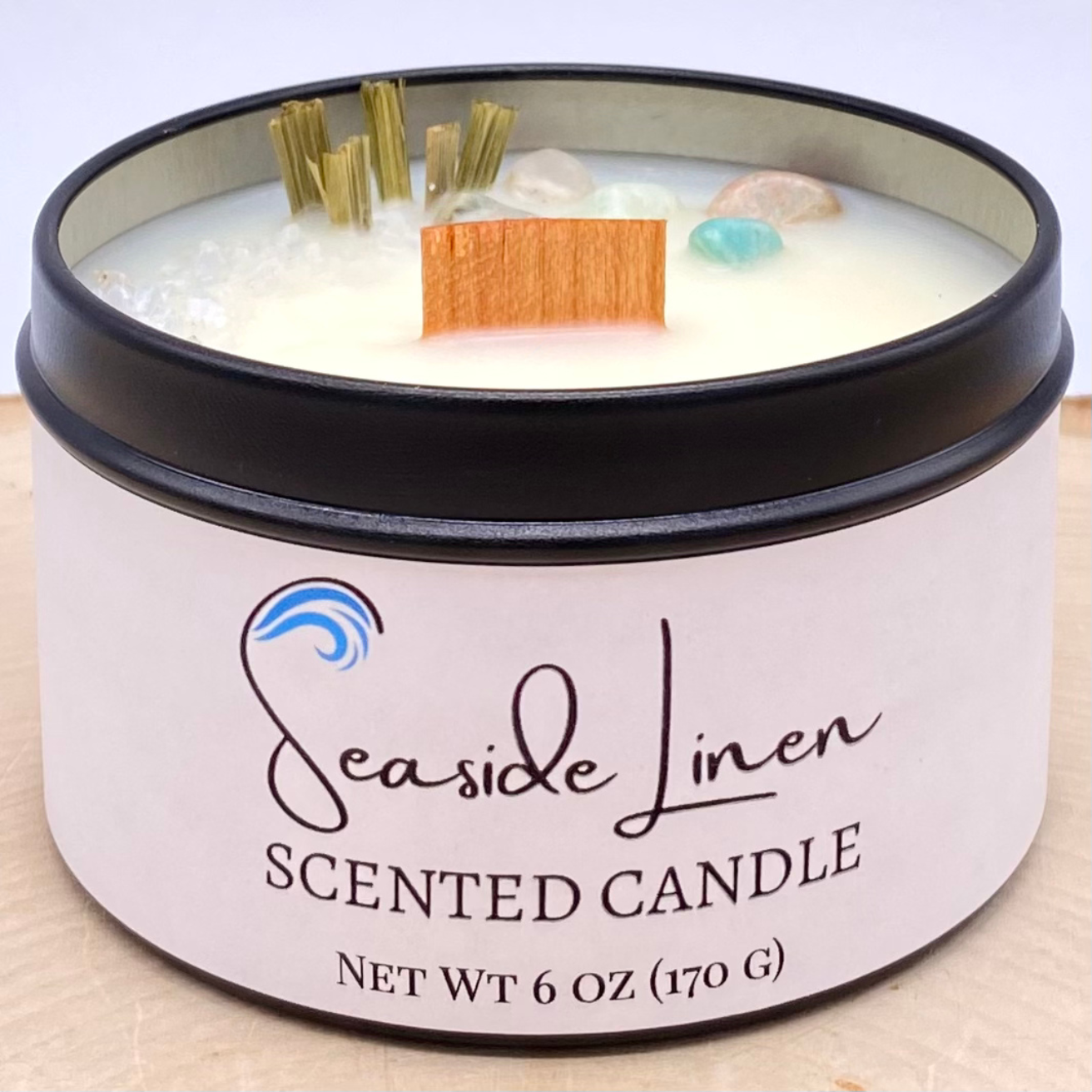 Seaside Linen Scented Candle