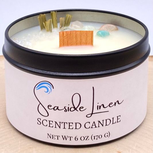 Seaside Linen Scented Candle