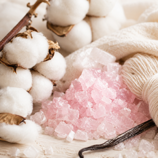 Washed in Sugar: Cotton, Sugar & Vanilla Scented Candle