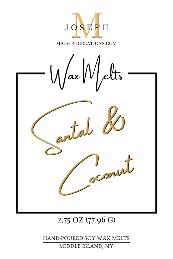 Santal & Coconut Scented Wax Melts - logo