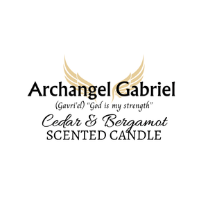 Archangel Gabriel Scented Prayer Candle  - logo