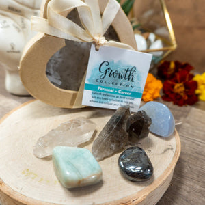Growth Collection - Crystal Healing Set for Personal & Career Goals