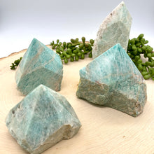 Load image into Gallery viewer, Amazonite Semi-Polished Crystal Point
