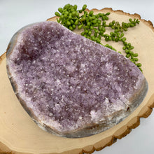Load image into Gallery viewer, Purple Druzy Agate Geode
