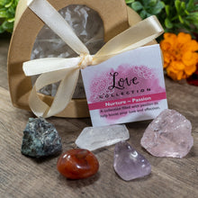 Load image into Gallery viewer, Love Collection - Crystal Healing Set for Nurture &amp; Passion
