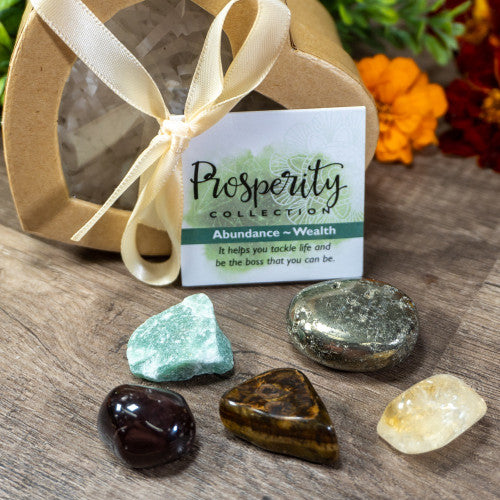 Prosperity Collection - Crystal Healing Set for Abundance & Wealth