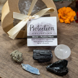 Protection Collection - Crystal Healing Set for Shielding & Positive Vibes