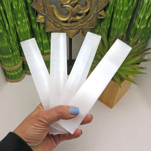 Selenite Crystal Wand - Clearing/Charging Station
