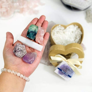 Serenity Collection - Crystal Healing Set for Peace & Calm