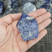 Load image into Gallery viewer, Sodalite Semi-Polished Crystal Point

